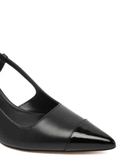 MICHAEL Michael Kors Czółenka Alora Toe Cao Mid Sling 40R6AOMS1L Czarny