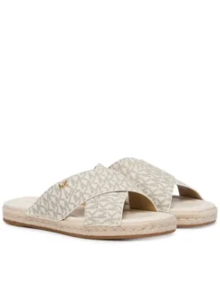 MICHAEL Michael Kors Espadryle Kenzie 40R6KZFS1B Kremowy