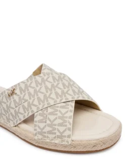 MICHAEL Michael Kors Espadryle Kenzie 40R6KZFS1B Kremowy