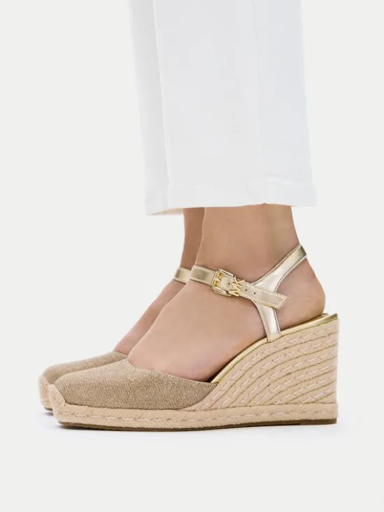 MICHAEL Michael Kors Espadryle Kenzie Wedge 40S6KZMS3D Beżowy
