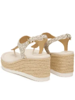 MICHAEL Michael Kors Espadryle Val Thong Wedge 40S6VAMS1B Écru