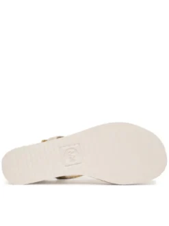 MICHAEL Michael Kors Espadryle Val Thong Wedge 40S6VAMS1B Écru