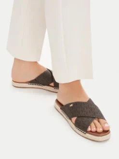 MICHAEL Michael Kors Espadryle Kenzie 40R6KZFS1B Brązowy