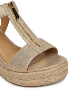 MICHAEL Michael Kors Espadryle Berkley 40S4BRMS9D Złoty