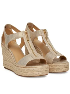 MICHAEL Michael Kors Espadryle Berkley 40S4BRMS9D Złoty
