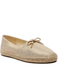 MICHAEL Michael Kors Espadryle Nori 40R4NRFP1D Złoty