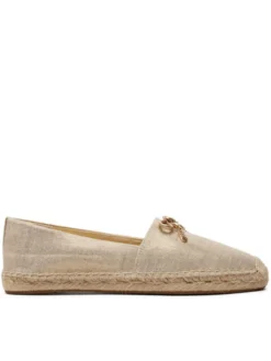 MICHAEL Michael Kors Espadryle Nori 40R4NRFP1D Złoty