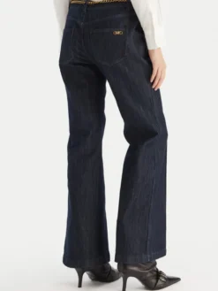 MICHAEL Michael Kors Jeansy MF590HRM24 Granatowy Bootcut Fit