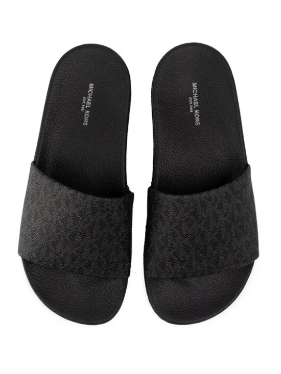 MICHAEL Michael Kors Klapki Jake Slide 42R0JSFA3Q Czarny