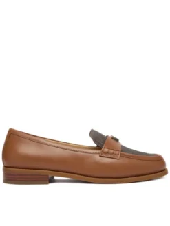 MICHAEL Michael Kors Loafersy Lec Loafer 40F5LXFP1B Brązowy
