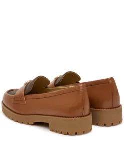 MICHAEL Michael Kors Loafersy Jaelyn Lug 40T6JLFP2L Brązowy