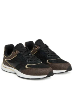 MICHAEL Michael Kors Sneakersy Riley 43S5RLFS2B Brązowy