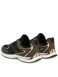 MICHAEL Michael Kors Sneakersy Riley 43S5RLFS2B Brązowy