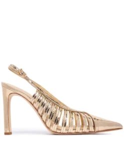 MICHAEL Michael Kors Szpilki Adriana 40T6ADHP1M Złoty