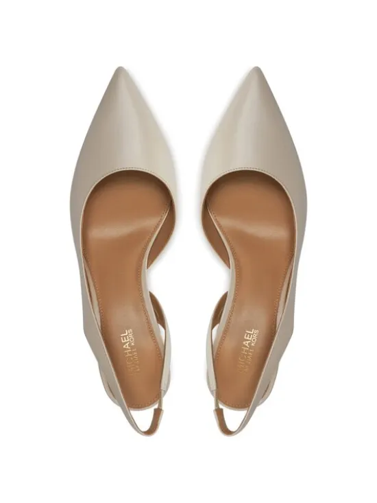 MICHAEL Michael Kors Szpilki Alina Flex Sling Pump 40R4HNMP1L Écru