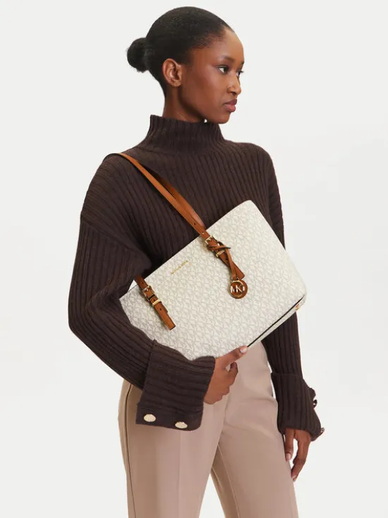 MICHAEL Michael Kors Torebka Quinn 30T5GQNT2B Beżowy