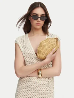 MICHAEL Michael Kors Torebka Shelly 30S6G16C5W Beżowy