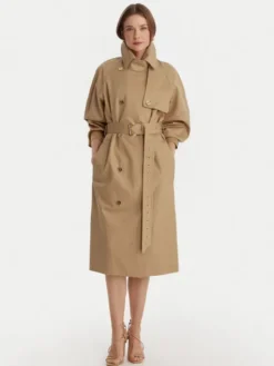 MICHAEL Michael Kors Trencz MR620FLKQH Beżowy Oversize