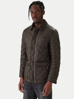 Milestone Kurtka przejściowa MSSantos 990474 60655 Khaki Regular Fit