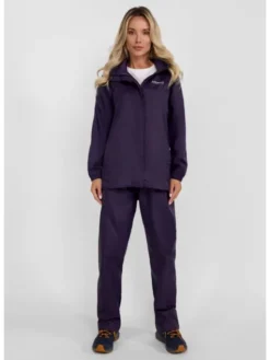 minoti Spodnie przeciwdeszczowe 26LRPANT3 Fioletowy Regular Fit