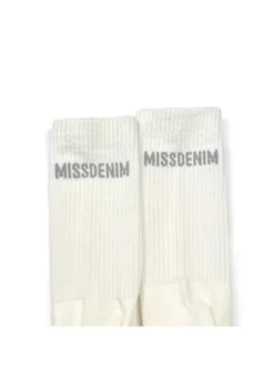 MissDenim Skarpety długie Front Écru