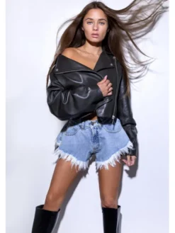 MissDenim Szorty jeansowe Skorts Niebieski Regular Fit