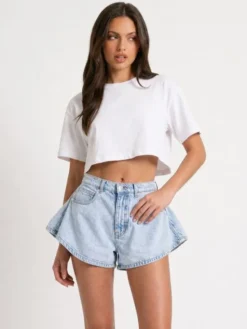 MissDenim Szorty jeansowe Skorts Niebieski Regular Fit