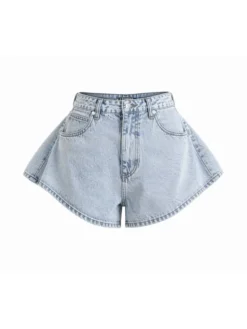 MissDenim Szorty jeansowe Skorts Niebieski Regular Fit