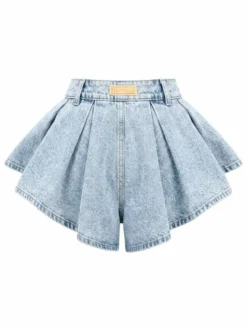 MissDenim Szorty jeansowe Skorts Niebieski Regular Fit