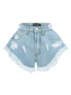 MissDenim Szorty jeansowe Skorts Niebieski Regular Fit
