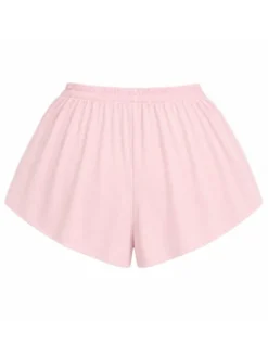 MissDenim Szorty piżamowe Spodenki do spania Różowy jasny Flare Fit