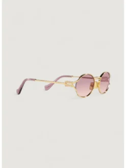 Miu Miu Okulary przeciwsłoneczne 0MU 52YS Złoty