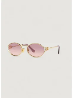 Miu Miu Okulary przeciwsłoneczne 0MU 52YS Złoty