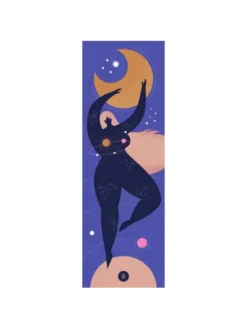 Moonholi Mata do ćwiczeń COSMIC GIRL Fioletowy
