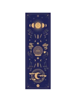 Moonholi Mata do ćwiczeń MAGIC TRAVEL Granatowy