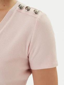 Morgan Bluzka 251-DOMANI Różowy Slim Fit