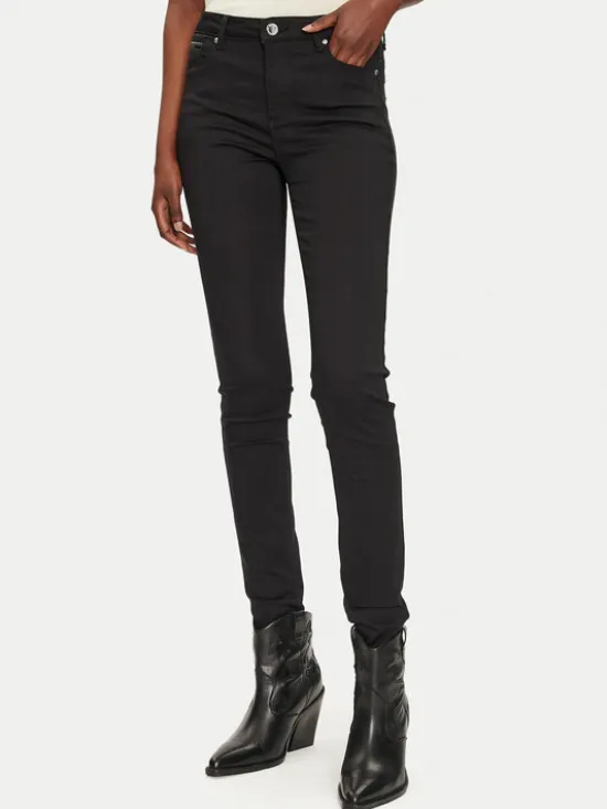 Morgan Jeansy 212-PACO Czarny Slim Fit