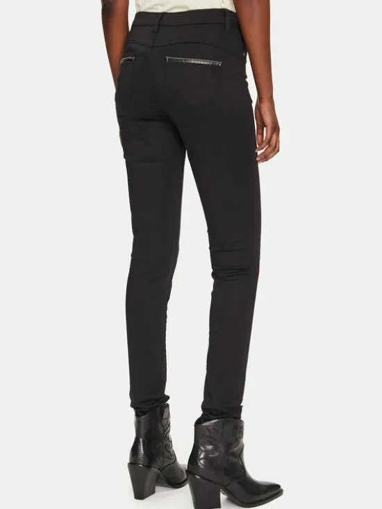 Morgan Jeansy 212-PACO Czarny Slim Fit