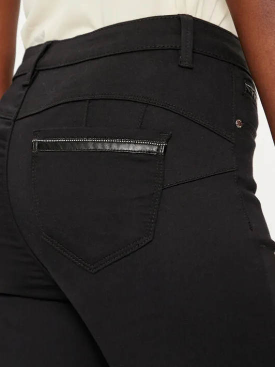Morgan Jeansy 212-PACO Czarny Slim Fit