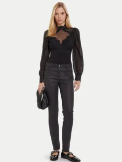 Morgan Jeansy 252-PALAO Czarny Slim Fit