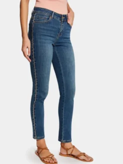 Morgan Jeansy 231-PCLEM Niebieski Slim Fit