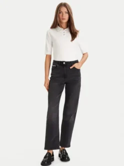 Morgan Jeansy 252-PNICE Czarny Wide Leg