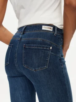 Morgan Jeansy 201-POM.P Granatowy Slim Fit