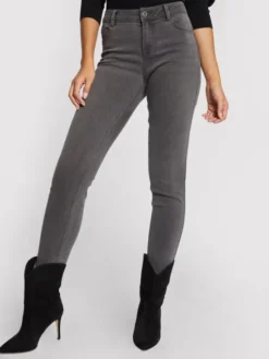 Morgan Jeansy 201-POM.P Szary Slim Fit