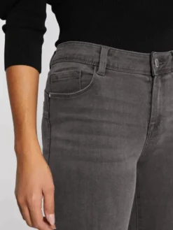 Morgan Jeansy 201-POM.P Szary Slim Fit