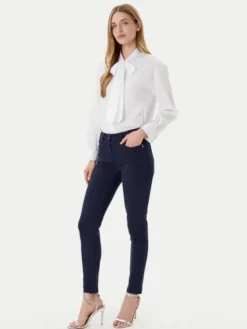 Morgan Jeansy 231-PRETTY Granatowy Slim Fit