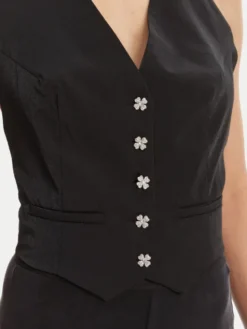 Morgan Kamizelka 251-CTEO.F Czarny Slim Fit
