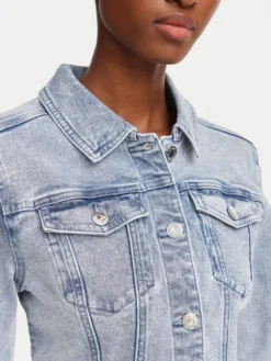 Morgan Kurtka jeansowa 262-VILIKA Niebieski jasny Slim Fit