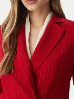 Morgan Marynarka 261-VLOVE.F Czerwony Regular Fit