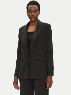 Morgan Marynarka 251-VTEO.F M Czarny Slim Fit